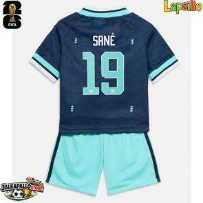 Saksa Leroy Sane #19 Vieraspaita Lapsille MM-kisat 2026 Lyhythihainen (+ shortsit)